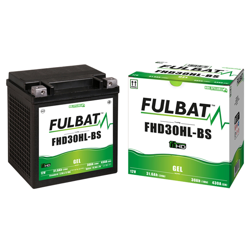 Fulbat FHD30HL-BS (WC) H.D. Gel Factory Activated Battery