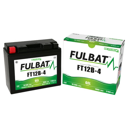 Fulbat FT12B-4 (FT12B-BS) (WC) Gel Factory Activated Battery