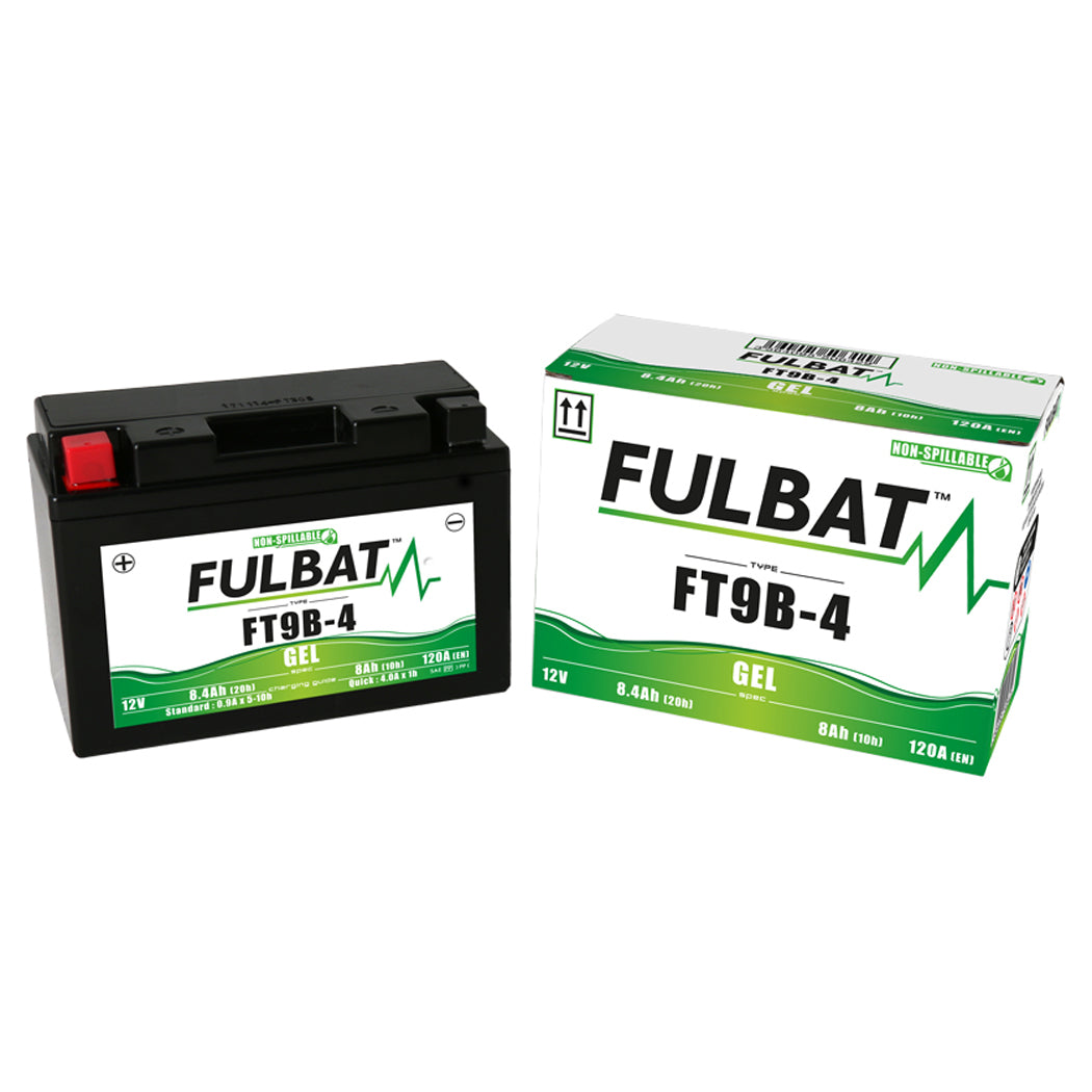 Fulbat FT9B-4 (FT9B-BS) (WC) Gel Factory Activated Battery