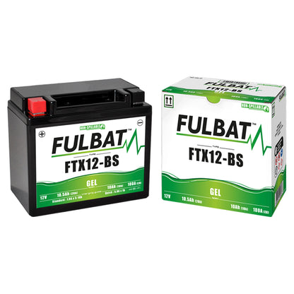 Fulbat FTX12-BS (WC) Gel Factory Activated Battery