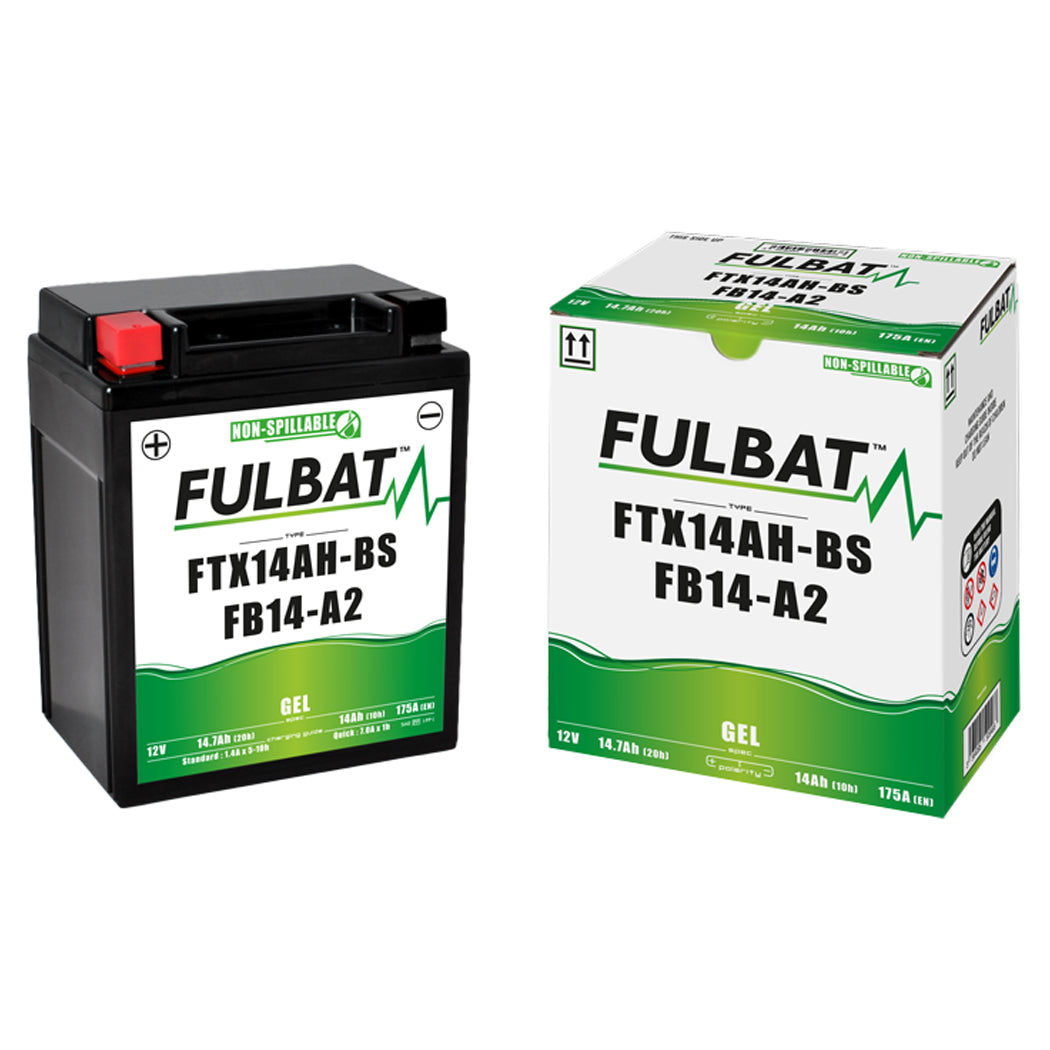 Fulbat FTX14AH-BS / FB14-A2 (WC) Gel Factory Activated Battery