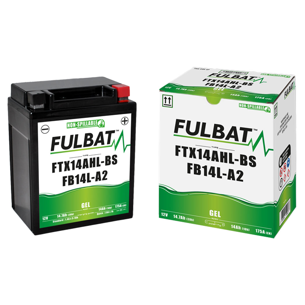 Fulbat FTX14AHL-BS / FB14L-A2 (WC) Gel Factory Activated Battery ( 4)