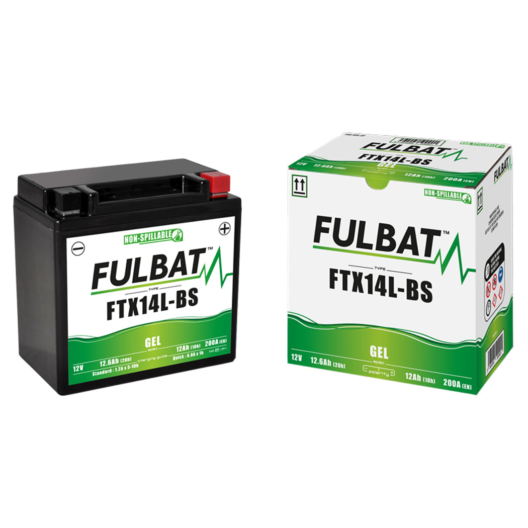 Fulbat FTX14L-BS (WC) Gel Factory Activated Battery