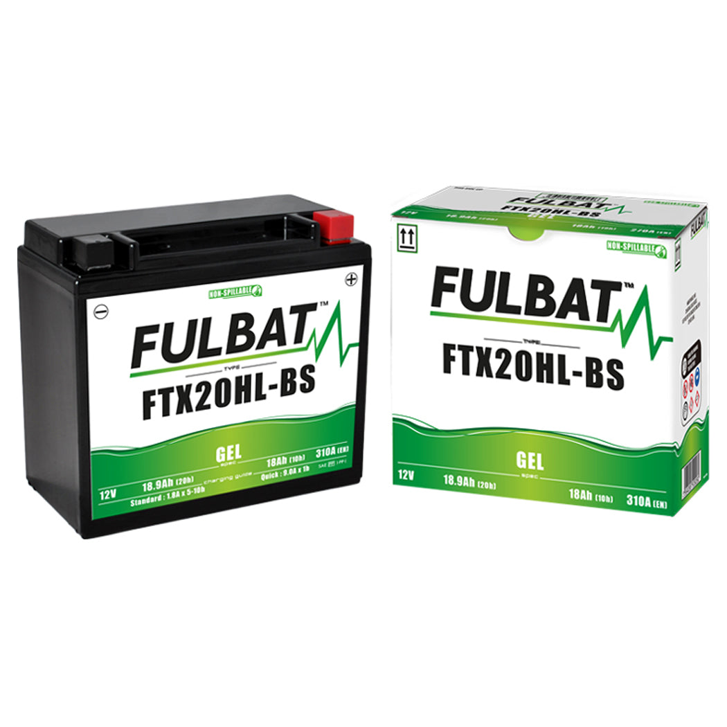 Fulbat FTX20HL-BS (WC) Gel Factory Activated Battery