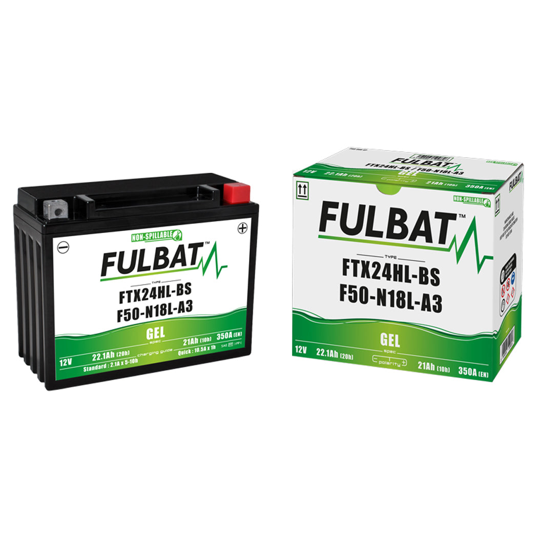 Fulbat FTX24HL-BS / F50-N18L-A3 (WC) Gel Factory Activated Battery