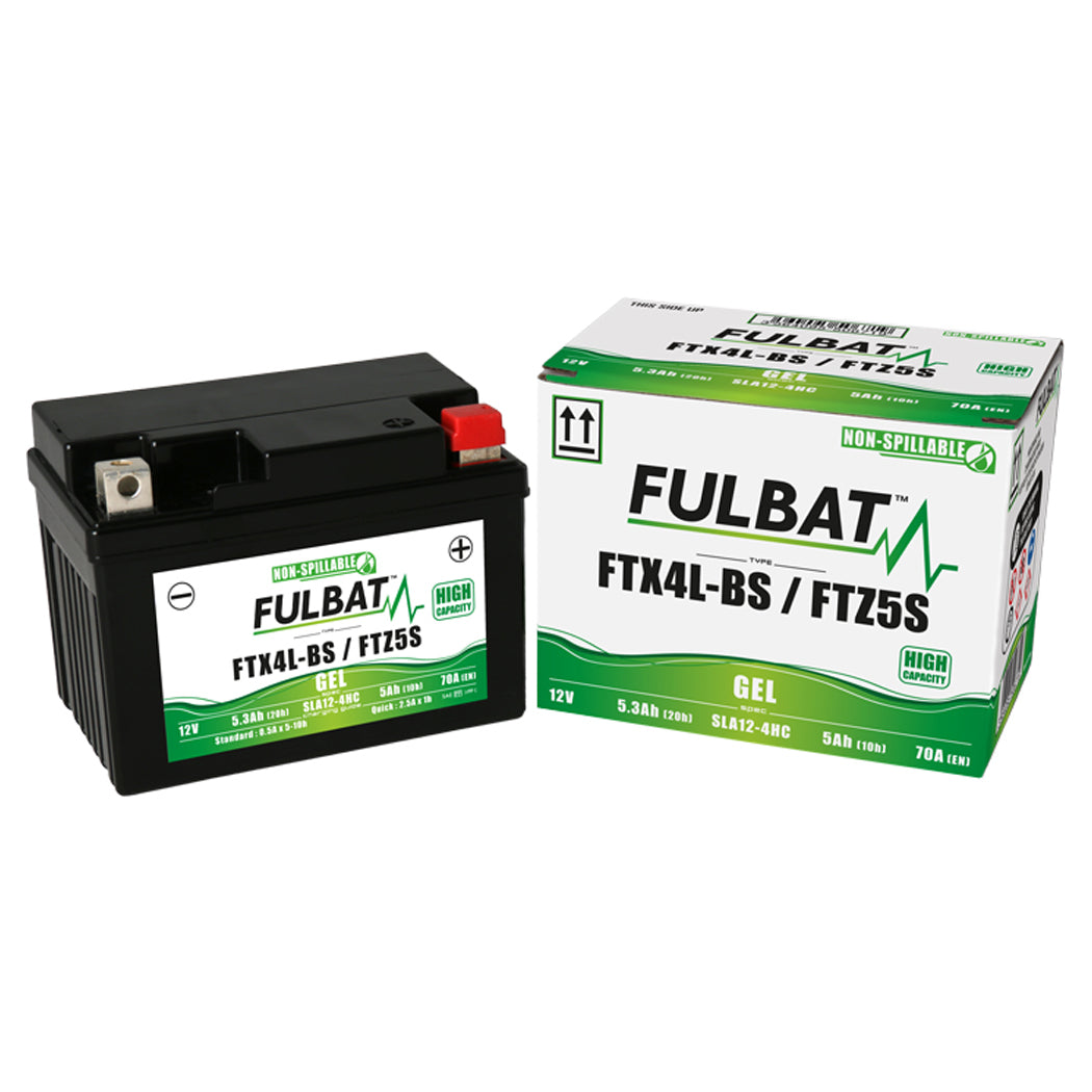 Fulbat FTX4L-BS / FTZ5S (WC) Gel Factory Activated Battery