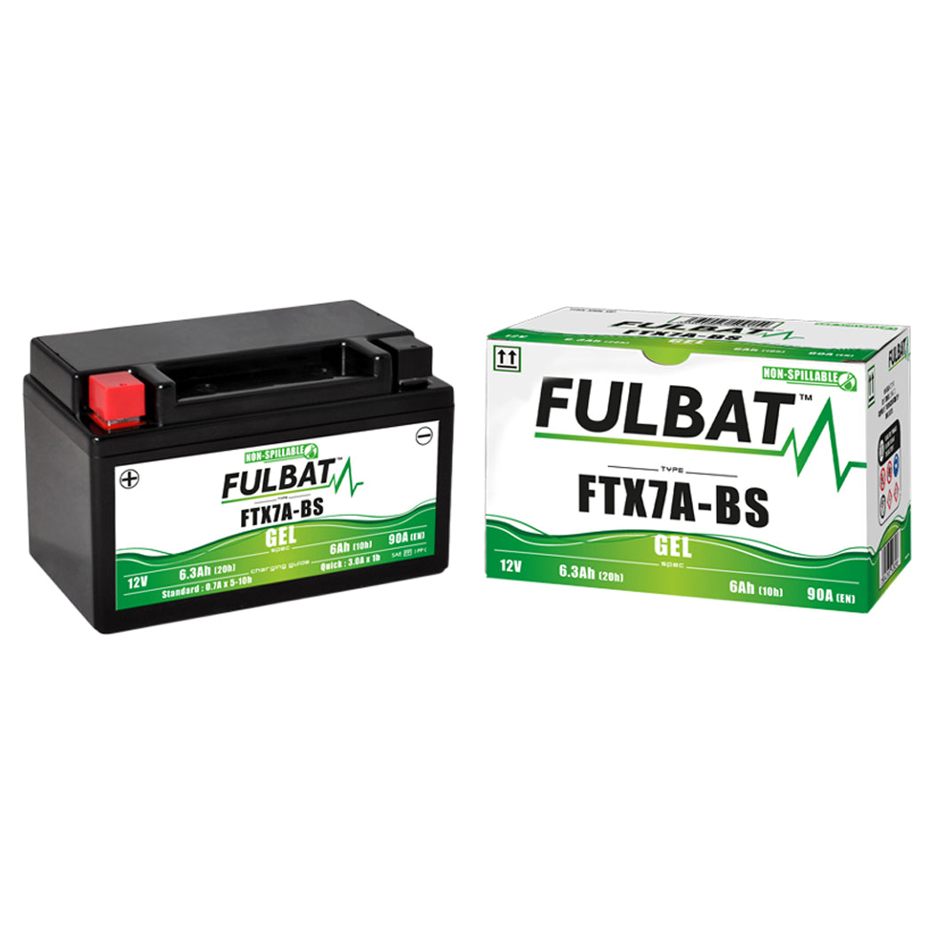 Fulbat FTX7A-BS (WC) Gel Factory Activated Battery