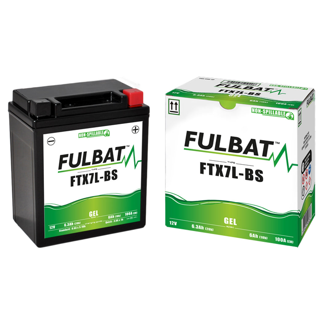 Fulbat FTX7L-BS (WC) Gel Factory Activated Battery