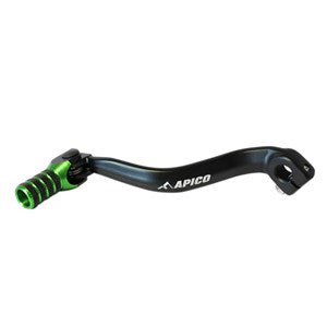 APICO GEAR PEDAL ELITE KAWASAKI KX80 81-00, KX85-112 01-23 BLACK/GREEN