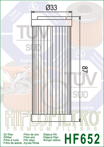 KTM oil filter