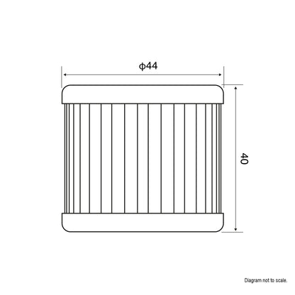 JASO Oil Filter JF131 (HF131)