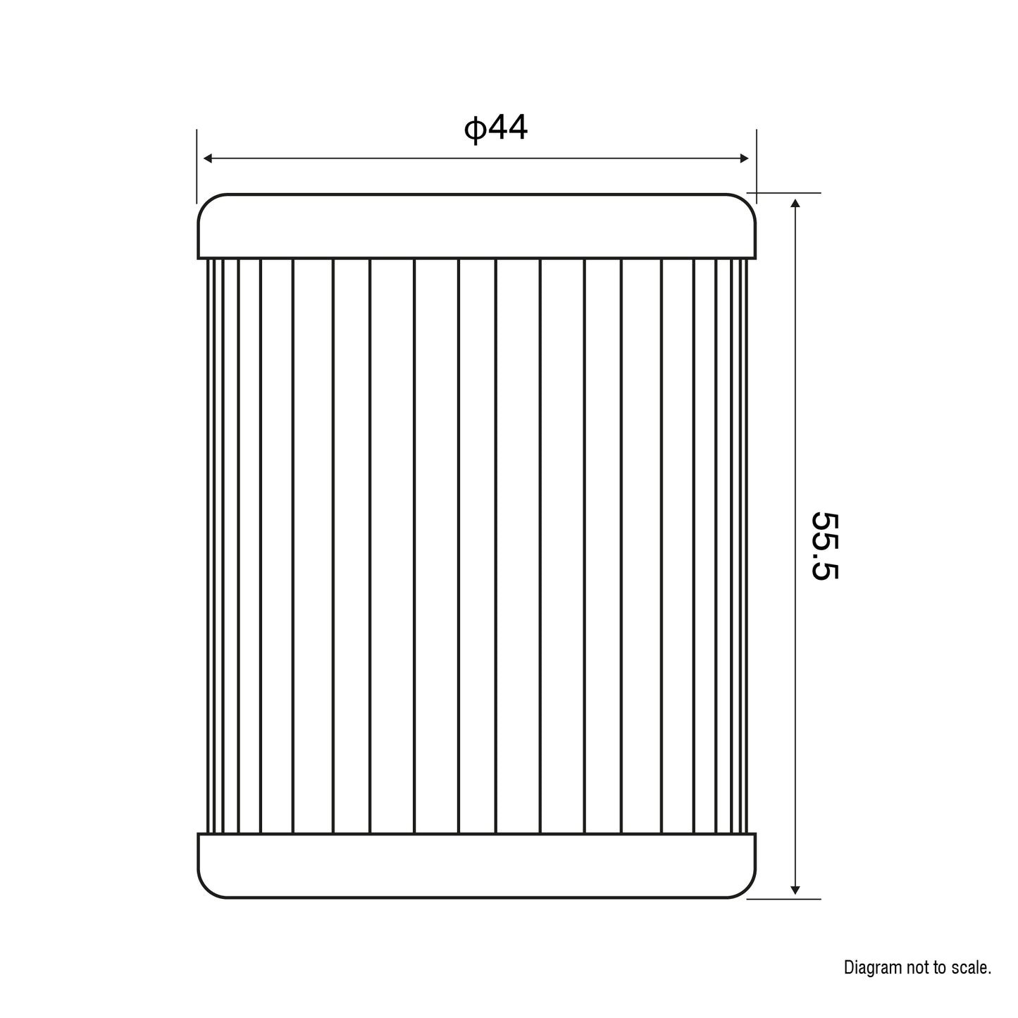 JASO Oil Filter JF132 (HF132)