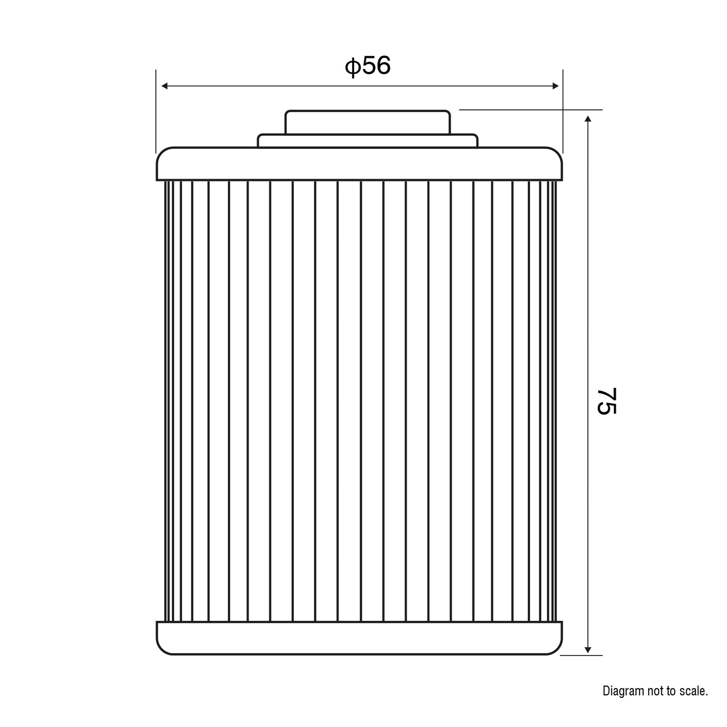 JASO Oil Filter JF152 (HF152)