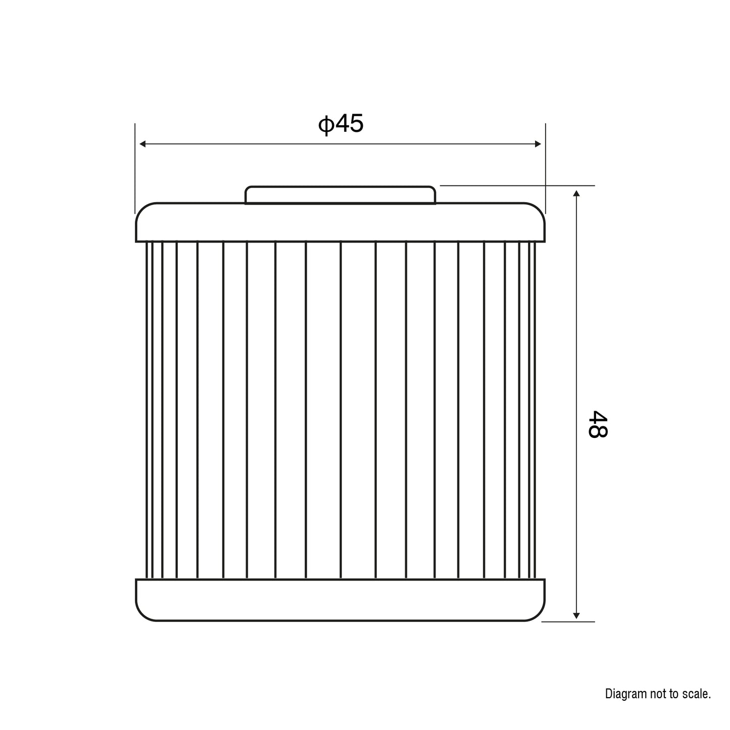 JASO Oil Filter JF154 (HF154)