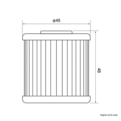 JASO Oil Filter JF154 (HF154)