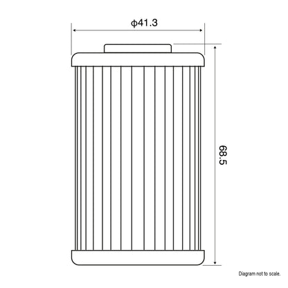 JASO Oil Filter JF155 (HF155)