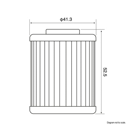 JASO Oil Filter JF157 (HF157)