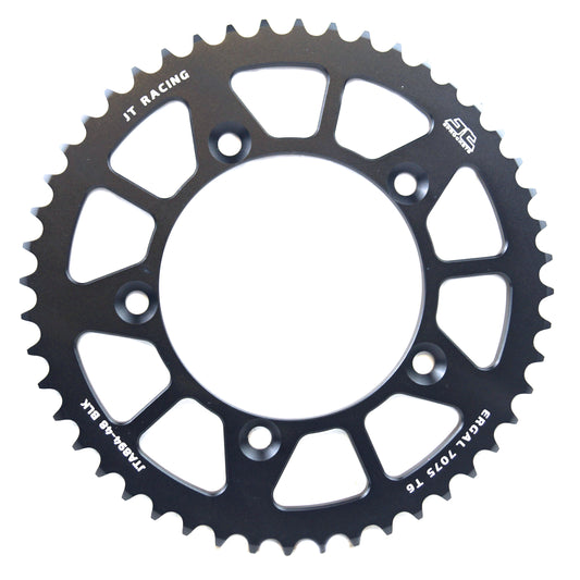 JT REAR SPROCKET ALLOY BLACK JT, JTA894.48BLK 7075-T6 Aluminium