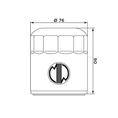 MIW Oil Filter MG20001 (HF551)