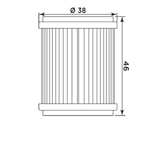 MIW Oil Filter Y4013 (HF140 HF141)