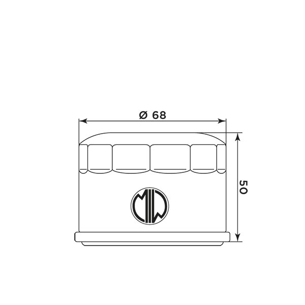 MIW Oil Filter Y4016 (HF985)