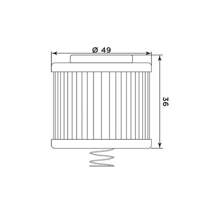 MIW Oil Filter Y4020 (HF540)