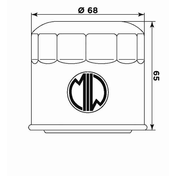 MIW Oil Filter S3011 (HF138)