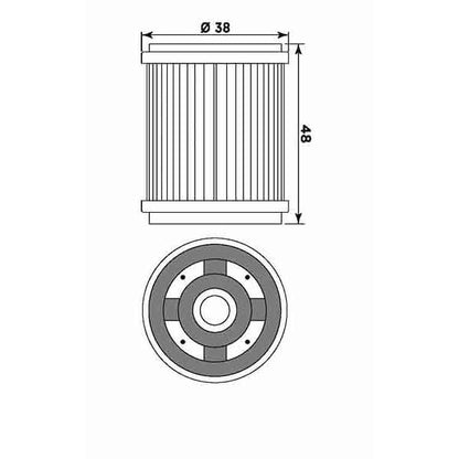 MIW Oil Filter Y4006 (HF143)