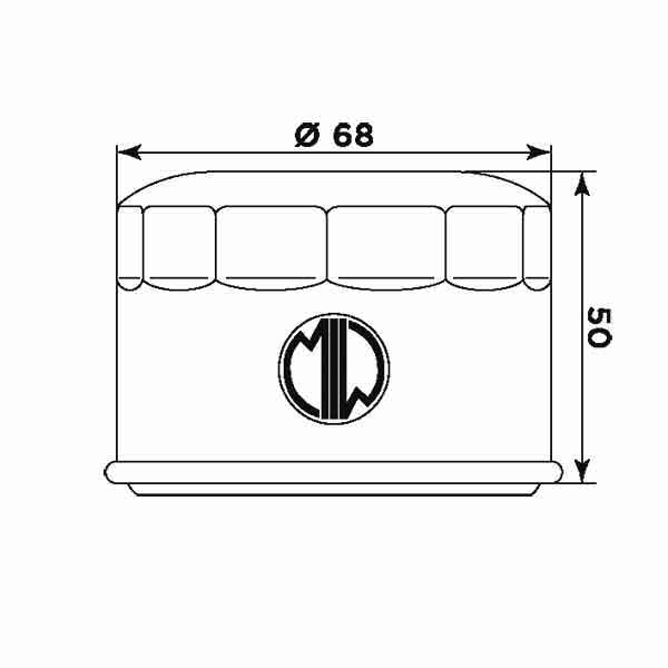 MIW Oil Filter Y4011 (HF147)