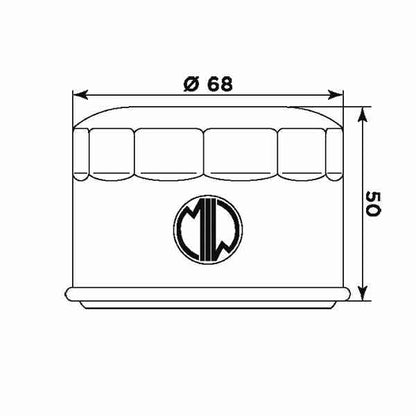 MIW Oil Filter Y4011 (HF147)