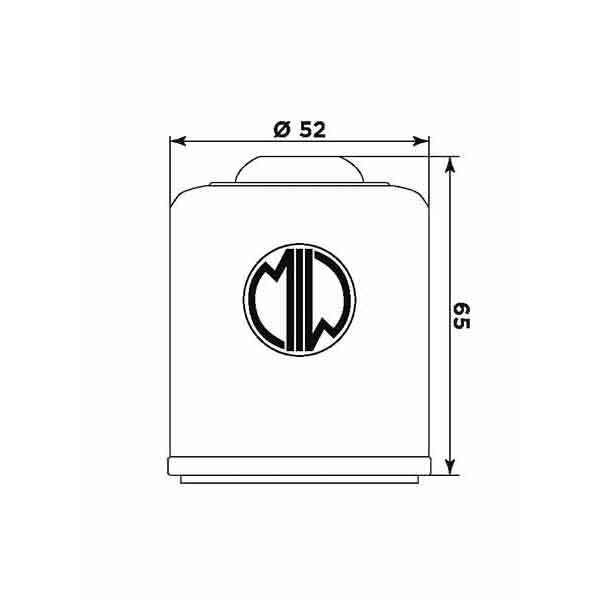 MIW Oil Filter MV21003 (HF569)