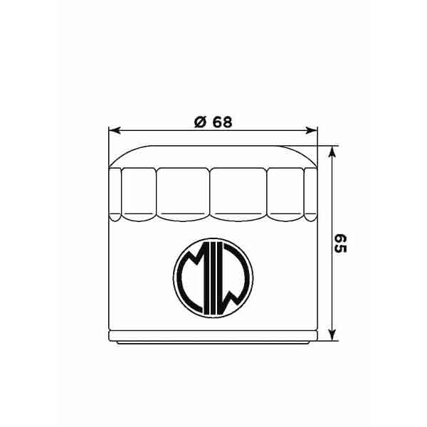 MIW Oil Filter T23001 (HF191)