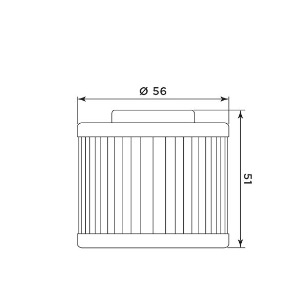 MIW Oil Filter MV21002 (HF567)