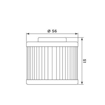 MIW Oil Filter MV21002 (HF567)