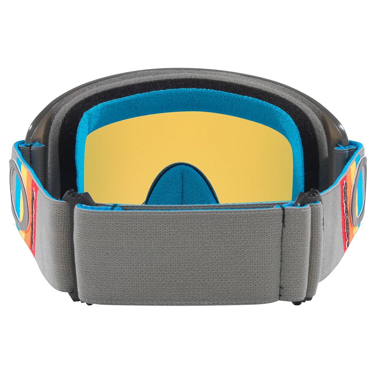 Oakley O Frame 2.0 Pro TLD Collection MX Goggle (Grey Stripes) Fire Iridium Lens