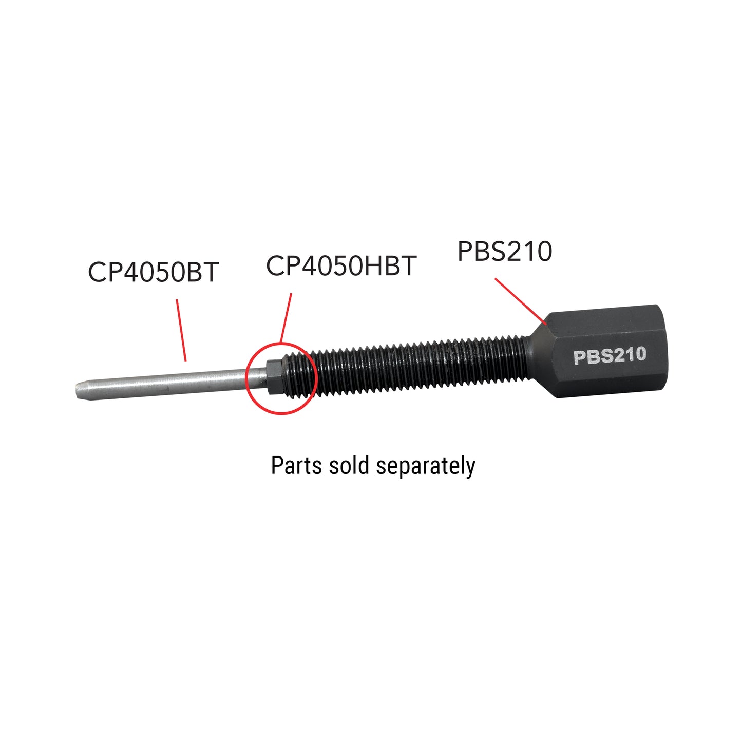 CP4050HBT CUTTING PIN HOLDER FOR RK CHAIN TOOL UCT2100(50)