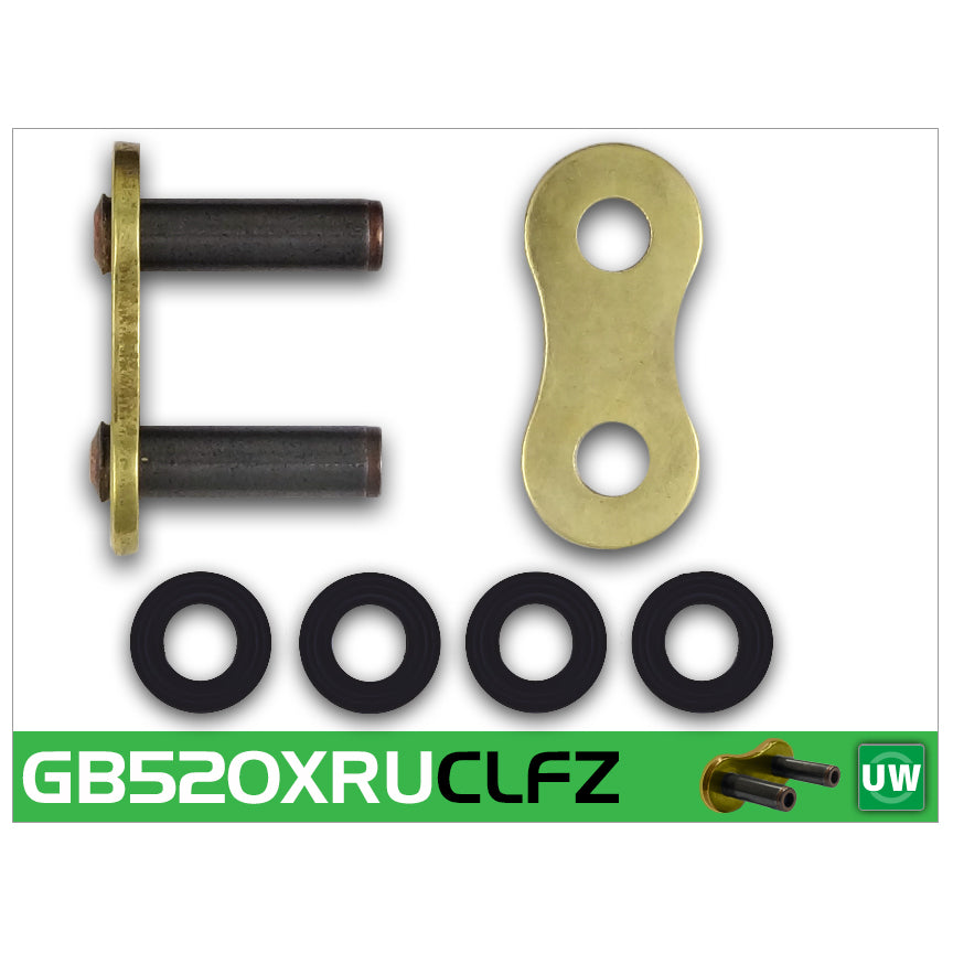 RK GB520XRU-CLFZ Gold UW-Ring Con Rivet Link