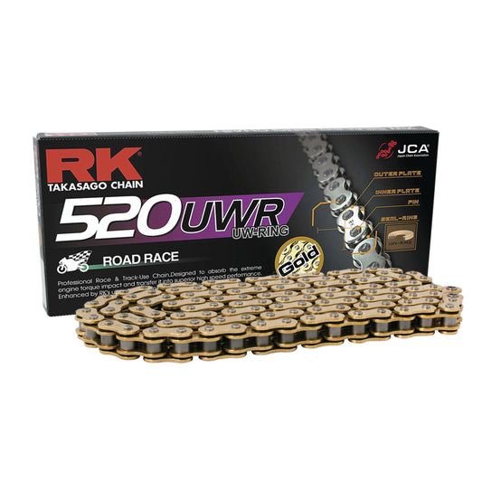 RK GB520UWR-120 Gold UW-Ring Road Race Chain