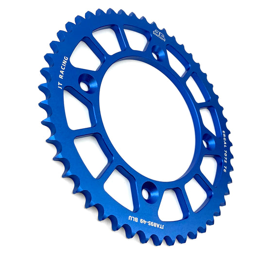 JT REAR SPROCKET ALLOY BLUE 441, JTA895.46BLU 7075-T6 Aluminium