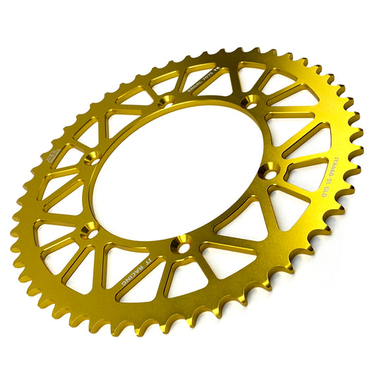 JT REAR SPROCKET ALLOY GOLD 460, JTA460.51GLD 7075-T6 Aluminium