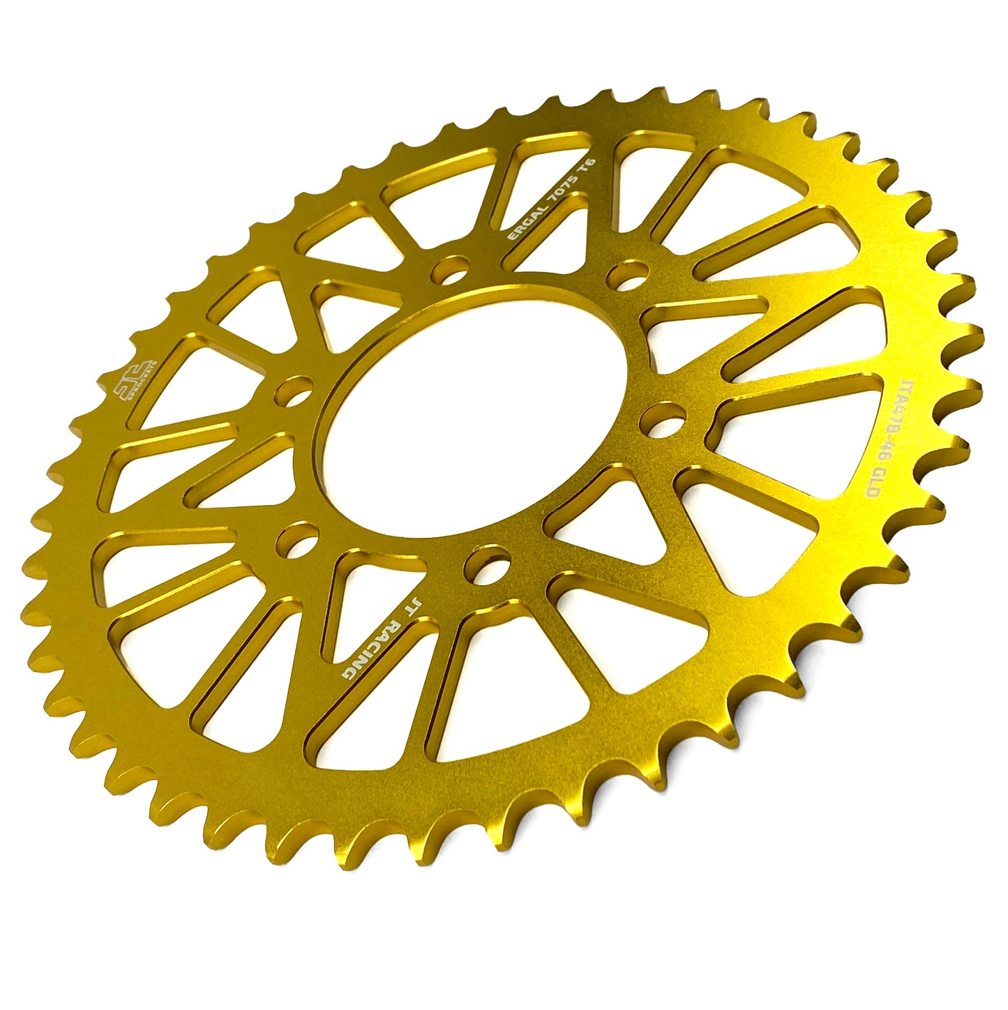 JT REAR SPROCKET JTA478.46GLD ALLOY, CHAIN 520 (7075-T6 Aluminium)