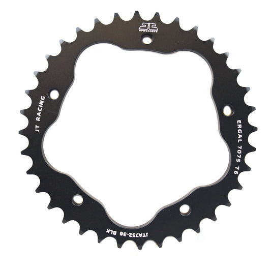 JT REAR SPROCKET ALLOY JTA752.36BLK