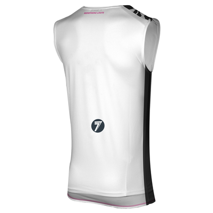 Seven MX Zero Youth S2BRA Over Jersey (White/Black/Pink)