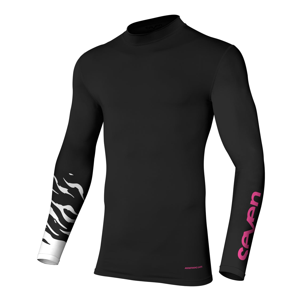 Seven MX Zero Youth S2BRA Compression (Black/White/Pink)