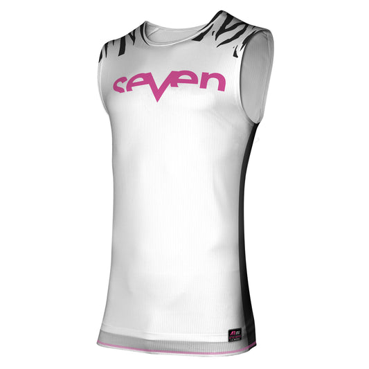 Seven MX Zero Youth S2BRA Over Jersey (White/Black/Pink)