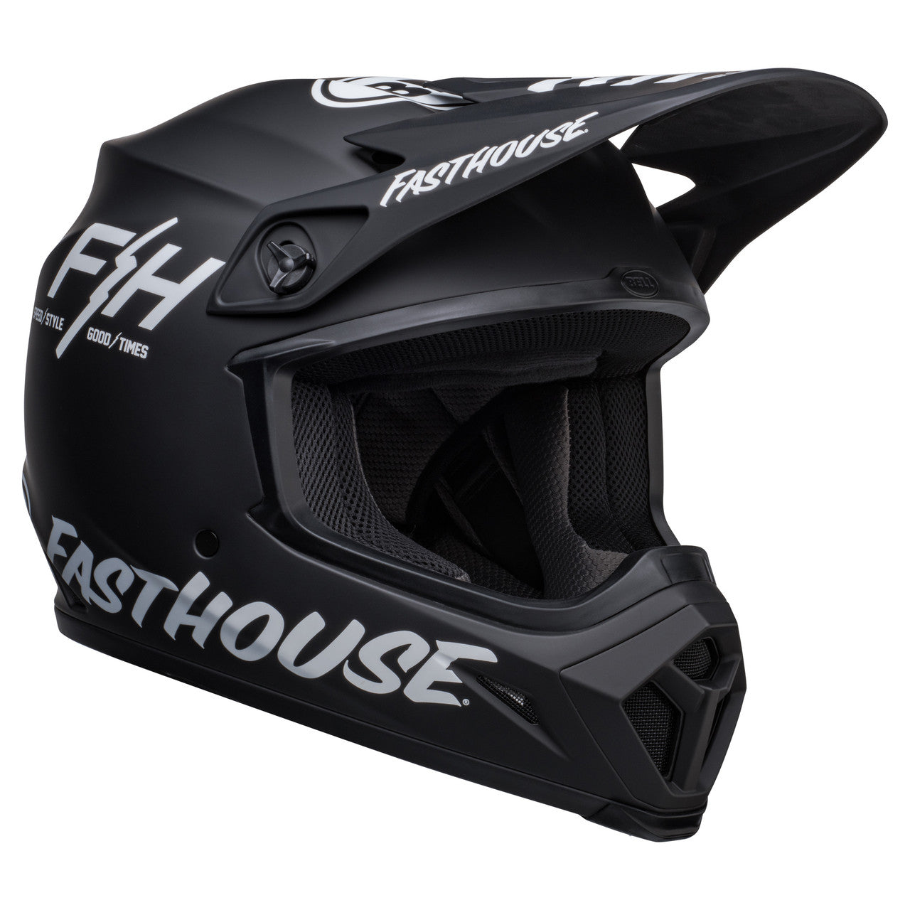 Bell MX 2023 MX-9 Mips Adult Helmet (Fasthouse Prospect Matte Black/White) ECE6