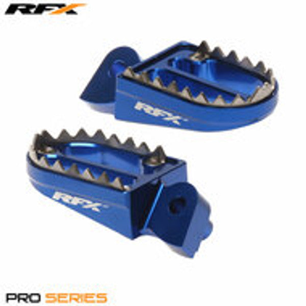 RFX Pro Series Footrests (Blue) Husqvarna TC50 17-22 TC65 16-22 TC85 14-16 Sherco SE-R 14-21 SE-F 10-21