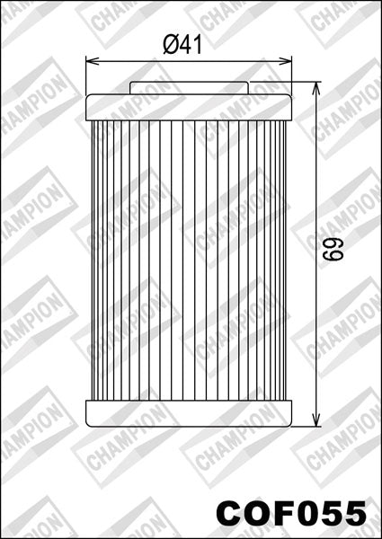 Champion Oil Filter COF055 (HF155)