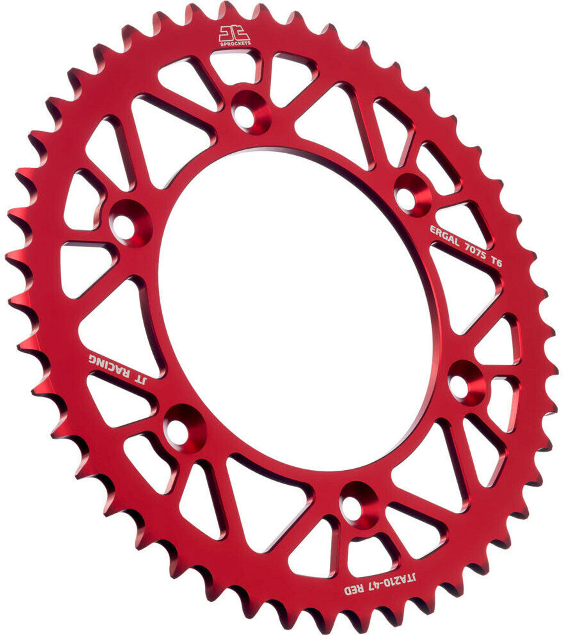 JT Aluminium Rear Sprocket Honda CR125-500 CRF250-450 83-24 (Red)