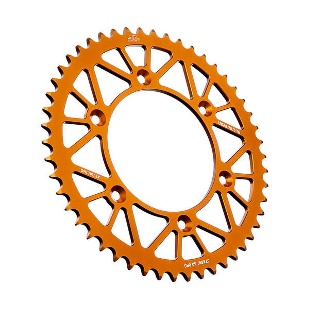 JT Aluminium Rear Sprocket KTM SX60-65 97-24 (Orange 48-50T)